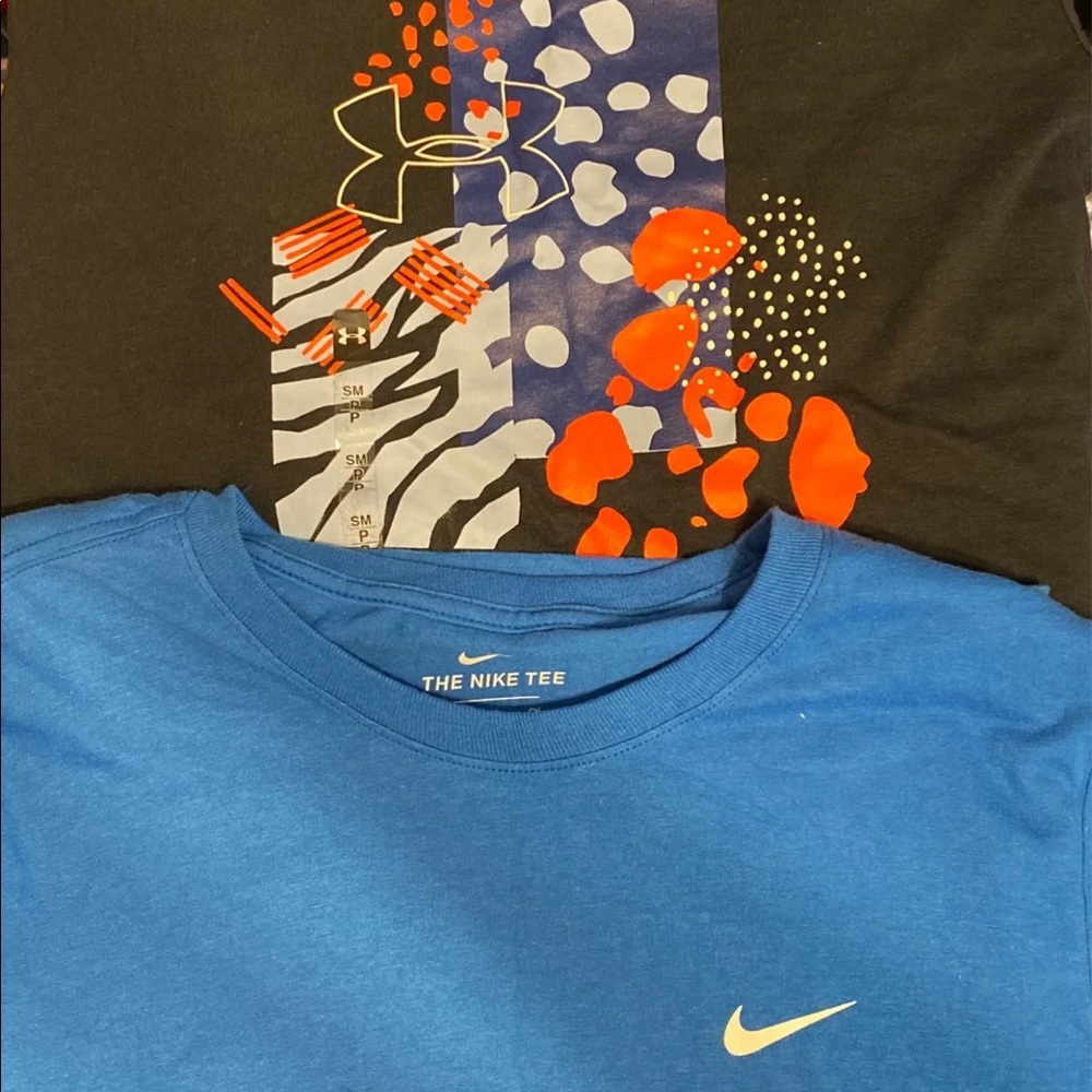 Set of UA and Nike shirt! New!
